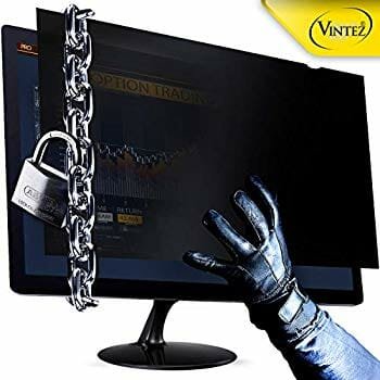 23.6 Inch Smart Computer Privacy Screen Filter for Widescreen Computer Monitor - Anti-Glare - Anti-Scratch Protector Film for Data Confidentiality - 16:9 Aspect Ratio - Stop Giving Unrestricted Access