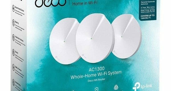 TP-Link Deco Whole Home Mesh WiFi System – Homecare Support, Seamless Roaming, Dynamic Backhaul, Adaptive Routing, Up to 5,500 sq. ft. Coverage (M5)